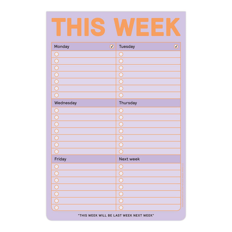 This Week Pad (Pastel Version)