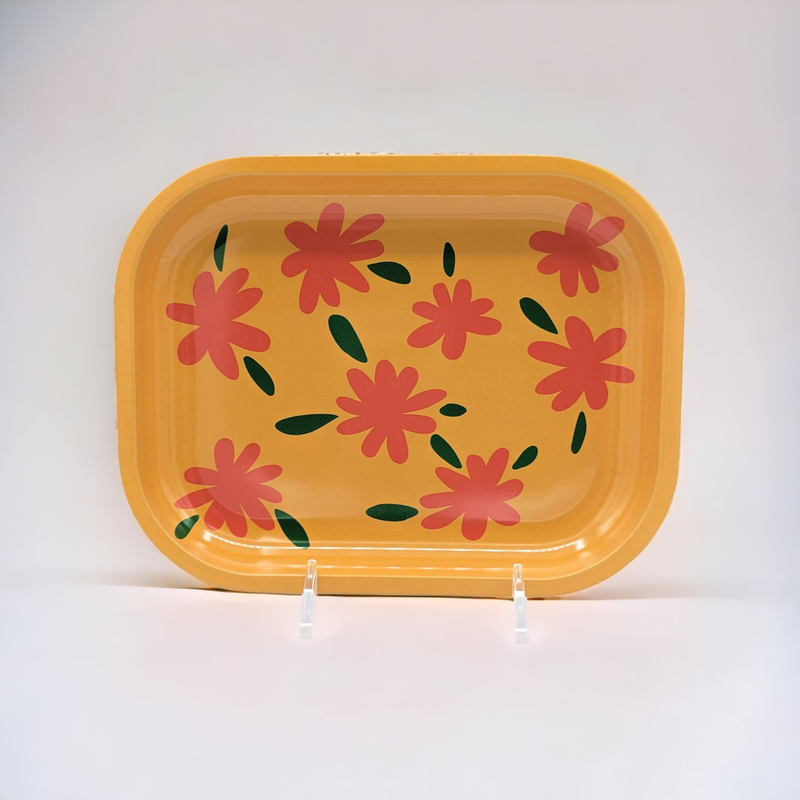 Metal Goodie Tray - Flower Pop