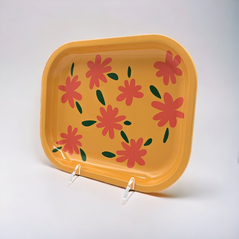 Metal Goodie Tray - Flower Pop