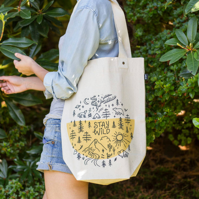 Stay Wild Cotton Studio Tote Bag